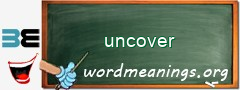 WordMeaning blackboard for uncover